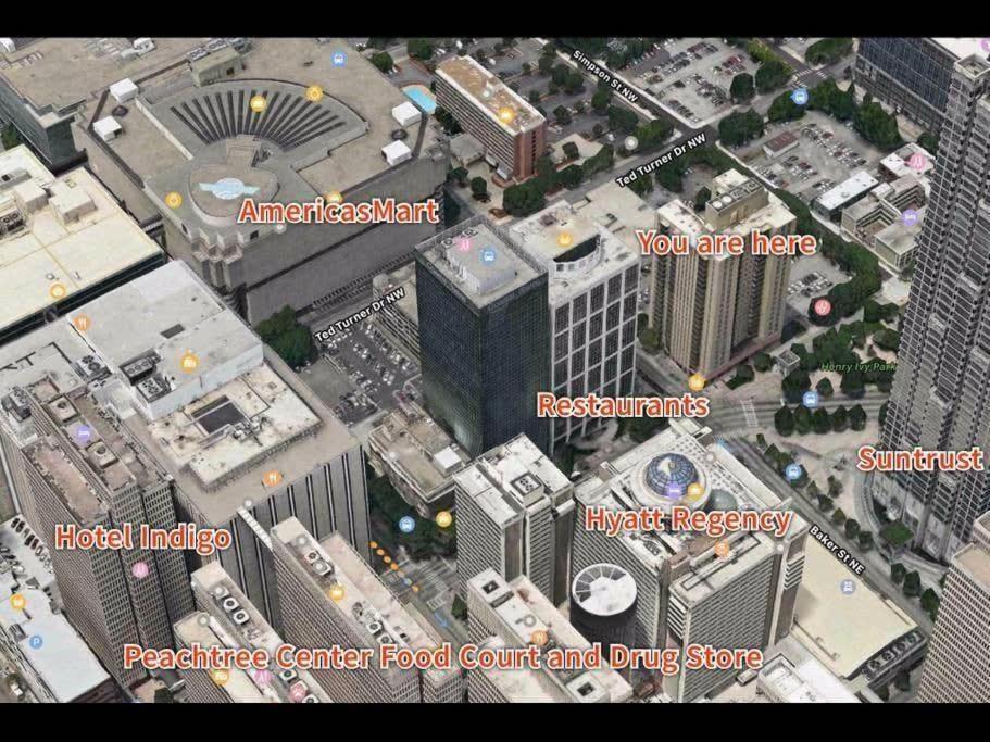 Entire Condo! Downtown! 24 Concierge! Pt9B Atlanta Exterior photo